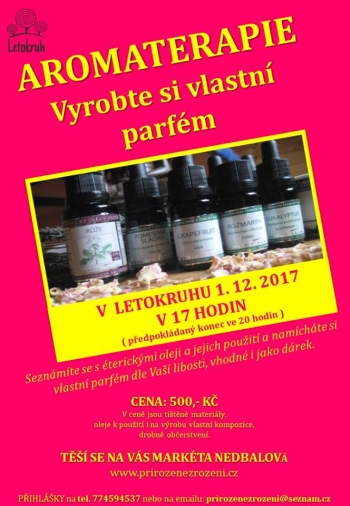 Aromaterapie - vyrobte si svůj parfém